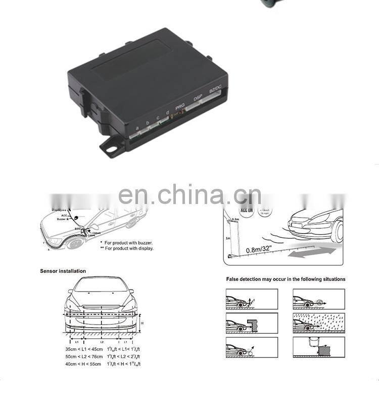 Promata Hot sale Speed control canbus parking sensor system digital front parking sensor