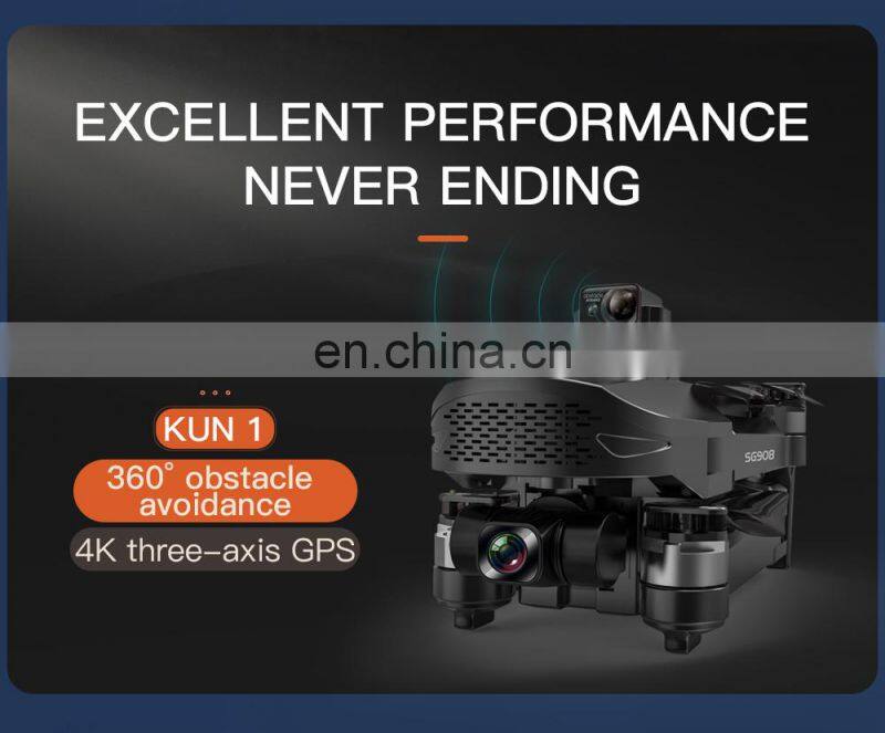 Sg908pro Camera Drone 4k Dual Hd Rc Drone Three -axis Mechanical Radio Control Toys Obstacle Avoidance