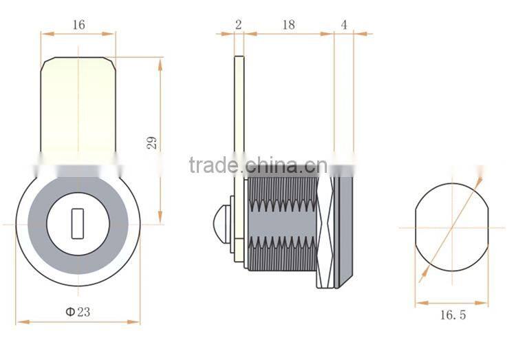 2015 FEILEI MS407-2 wholesale wenzhou good quality small furniture door cam lock