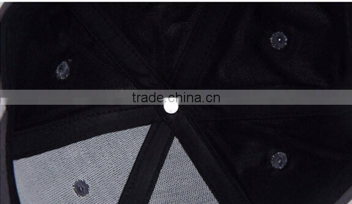 Guangzhou Factory Import Hat Wholesale Custom Leather Fashion Snapback Hat With Metal Zipper