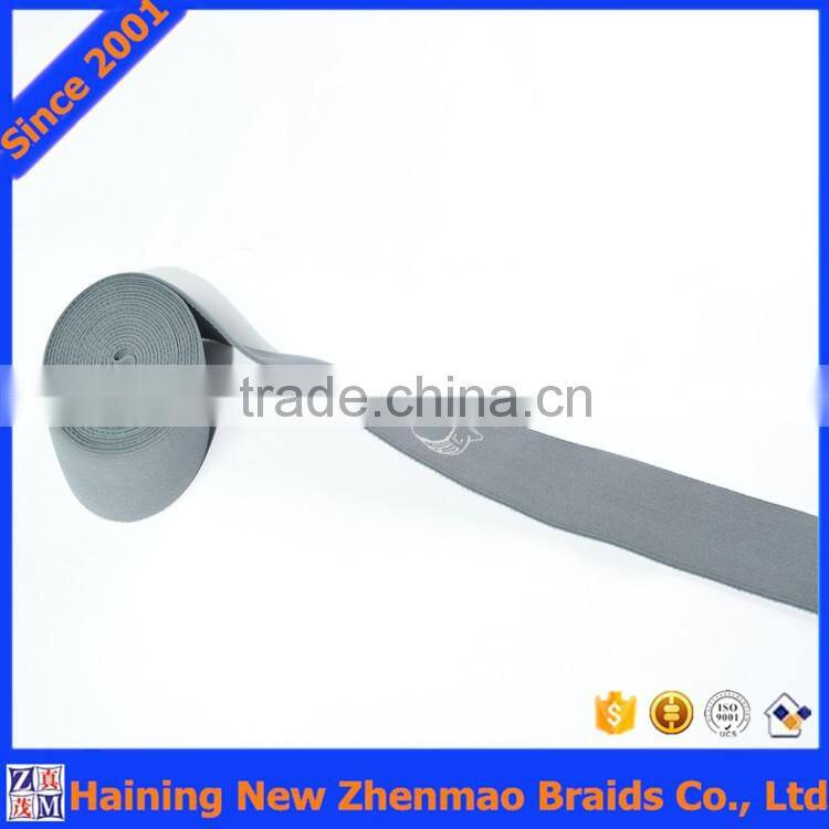 Custom made logo strap jacquard elastic wholesale