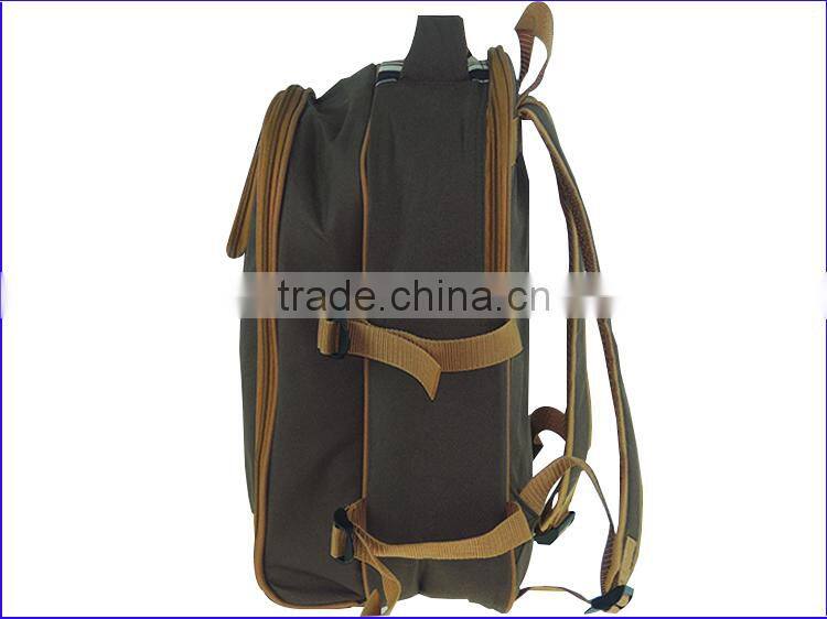 2015 oem cheap designer oxford picnic backpack bag set