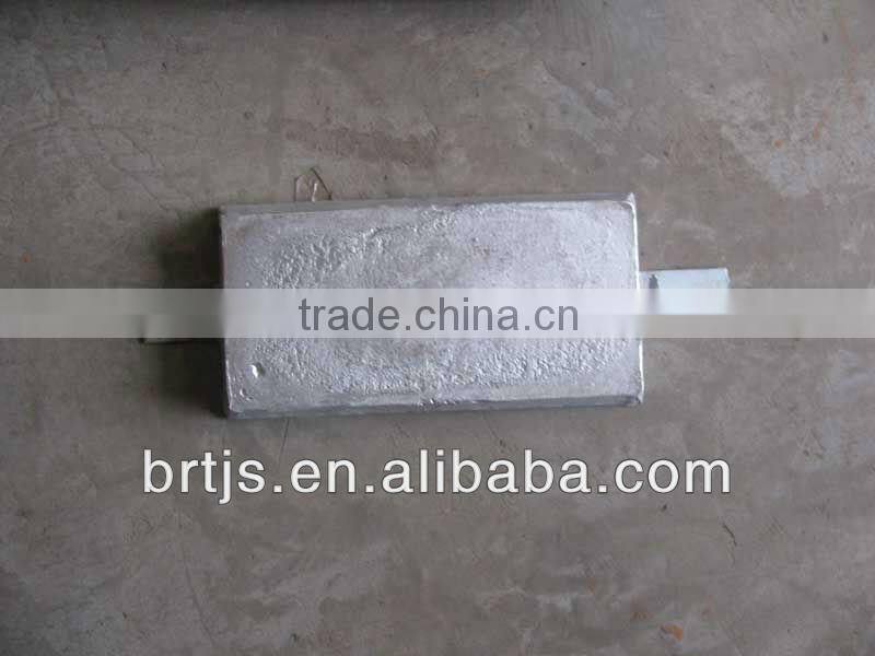 zinc sacrificial anode bars for ships