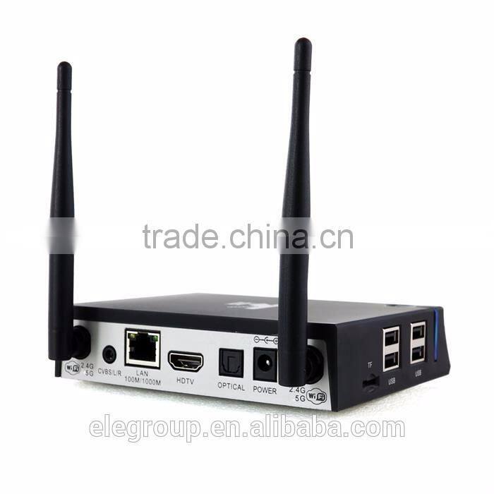 4k satellite receiver Amlogic S812 KII android 4.4 quad core tv box 2.4G 5G metal housing 4k android tv box k2 k ii