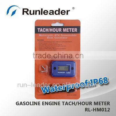 hour meter for all 4 stroke gasoline engine,inductive,waterproof,no power required