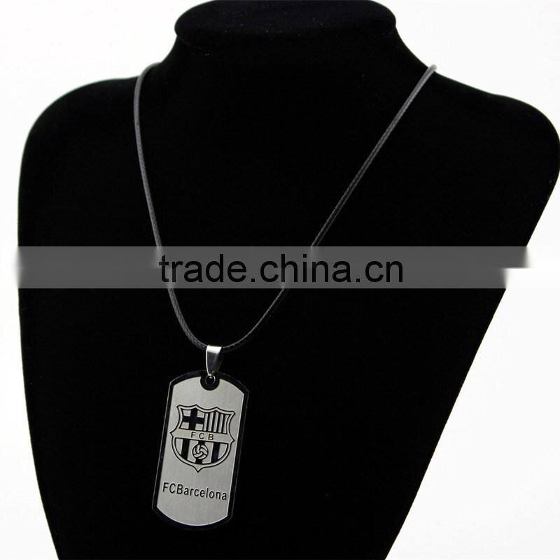Barcelona team stainless steel necklace