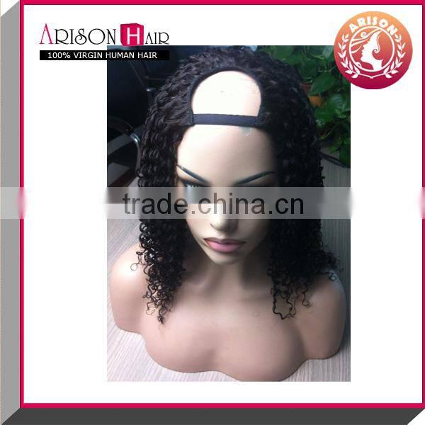 Malaysian human hair u part wig