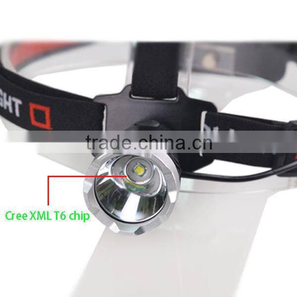 High Intensity 3 models Outdoor Camping XML T6 Led Head Lamp