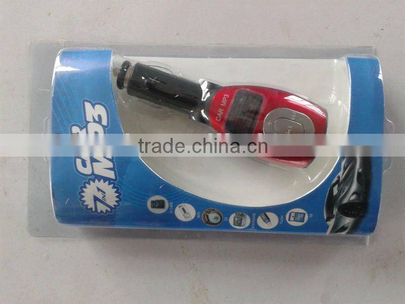 Most popular China Style cigarette lighter car mp3 fm modulator player with competitive price