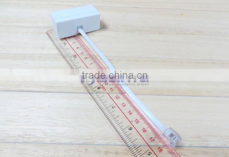 Wholesale Price Telephone RJ45 Plug to BT RJ11 M/F 6P4C Jack Cable Cord Splitter