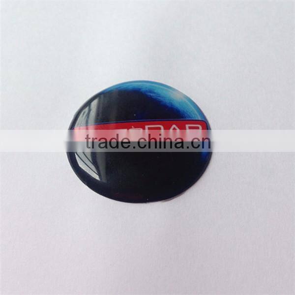 discount 3d doom epoxy sticker with custom logo