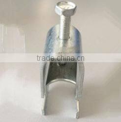 Electrician suspension bridge cable clamp