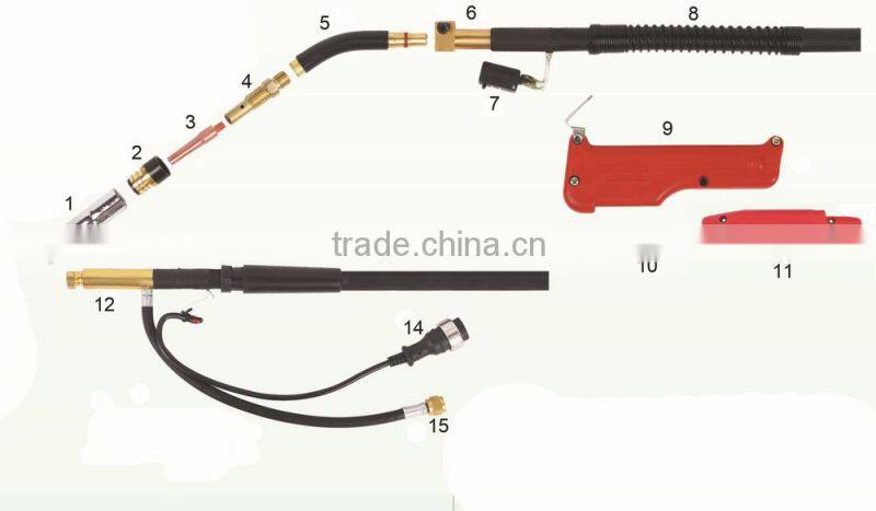 welding gun Panasonic 180A CO2 torch