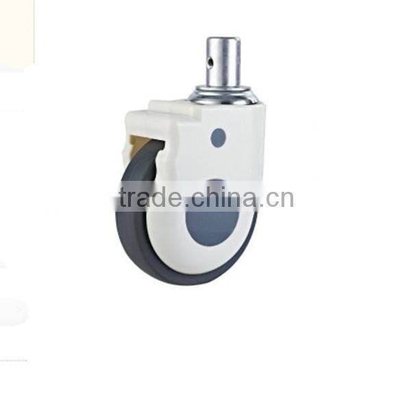 high quality quiet baby bed casters with brake
