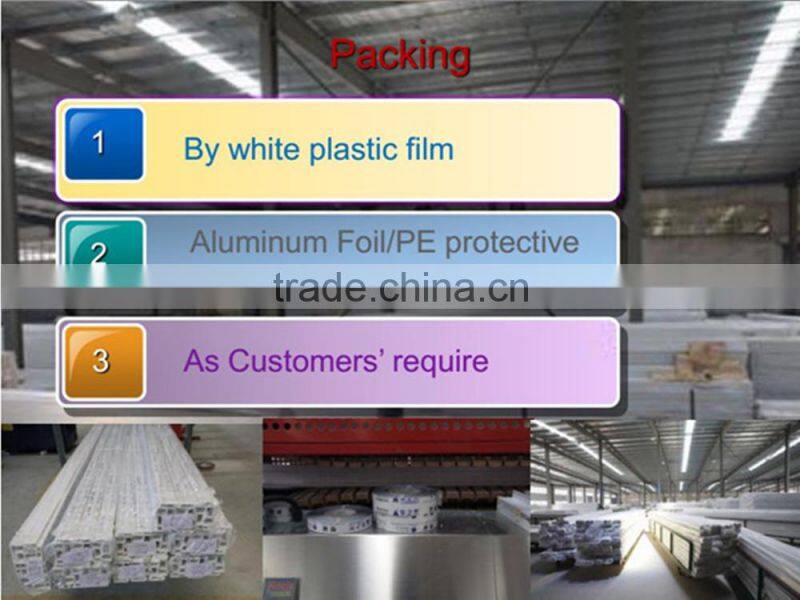exclusive white Screen sash pvc profiles for installing safety mosquito net