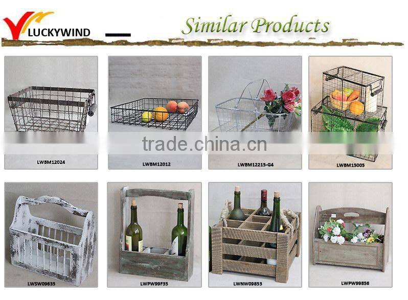 hot selling shabby chic metal display for fruits and vegetable