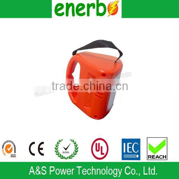 Solar Lantern with hand crank with solar panel