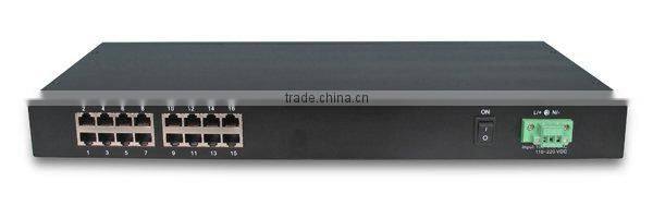 16-port 10/100M Rackmount Industrial Ethernet Switch (IES1016)