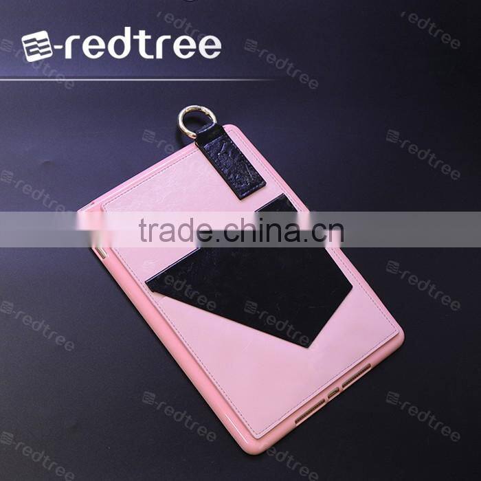 New arrival Foldable Stand card holder Leather Case For iPad tablet case