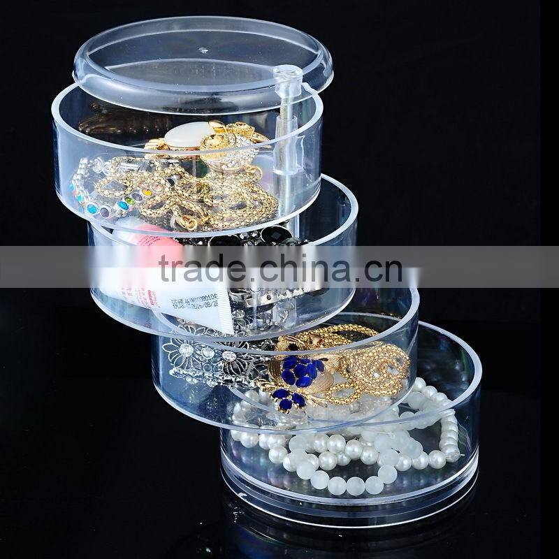 2016 new style ACRYLIC,PS,PET, PP, custom acrylic makeup organizer cosmetic display case