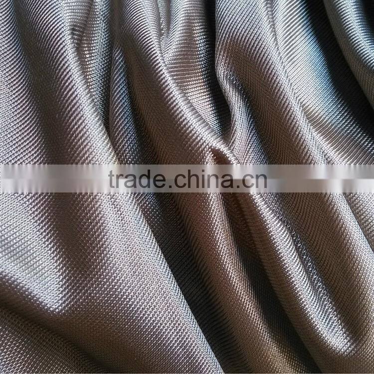 Polyester fabric silver side of wrapping cloth radiation maternity dress