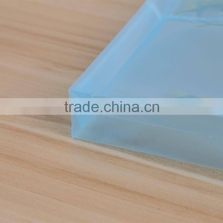 Plastic Clear A4 PP File Folder Bag With Button