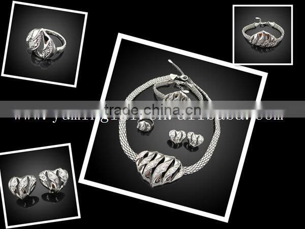 china wholesale 925 silver jewelry set