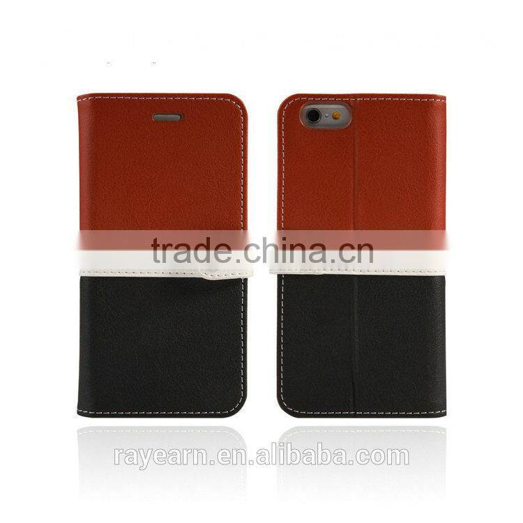 Smartphone Bag Case Mobile phone flip cover for iPhone 6S protect leather case with card holder
