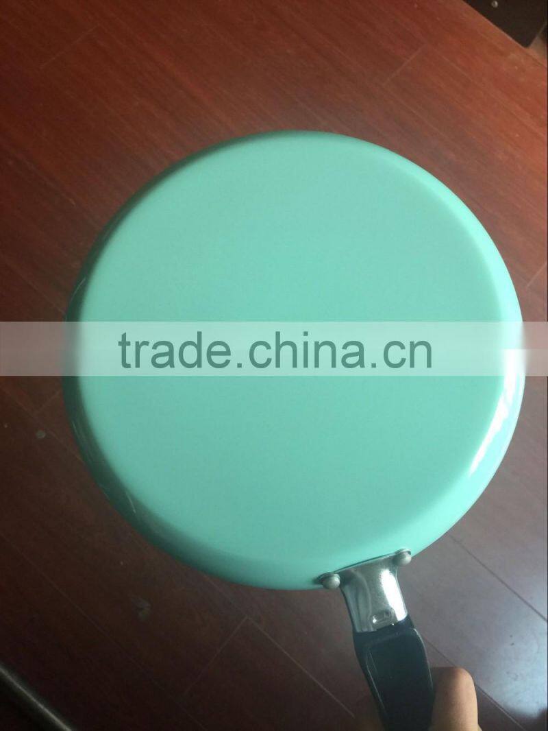 Sky Blue Color Nonstick Aluminum Frying Pan Cooking Crepe Pan