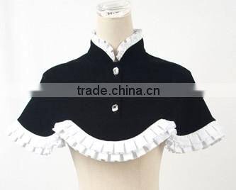 LY-018 unique black and white lolita Janpanese cosplay sweet grils shawl