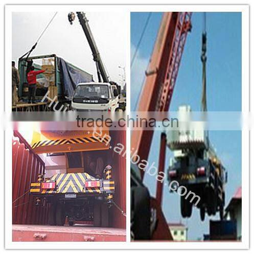 10 ton truck with crane with good T-king chassis used truck cranes for sale