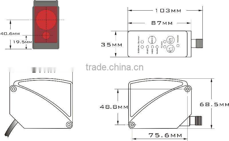 ELA-1 long-haul laser displacement sensor