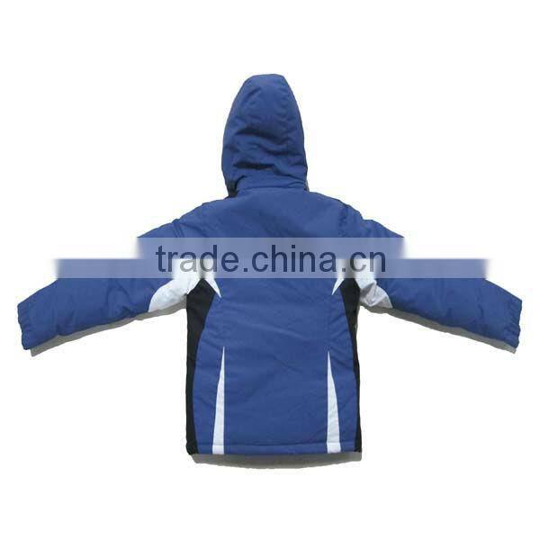 2013 New nylon taslon waterproof boys fashion blue ski suits for kids ski jackets and pants suits in ski & snow wear