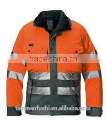 High quality reflective construction workwear overalls soft work clothing