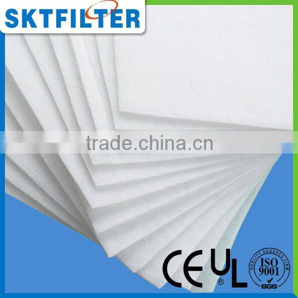 2014 White Large dust holding capacity best price pre filter media