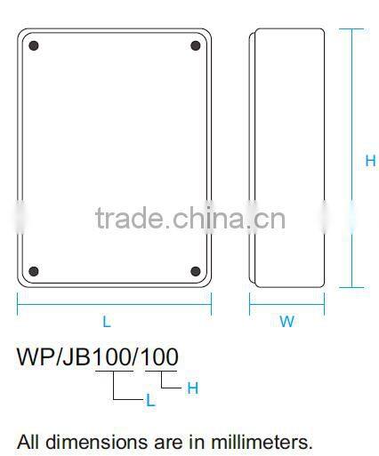 IP56 weatherproof junction box abs junction box