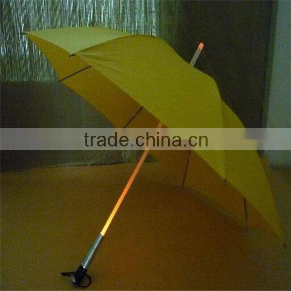 Wholesale automatic open and luminous LED umbrella head knocked cloth