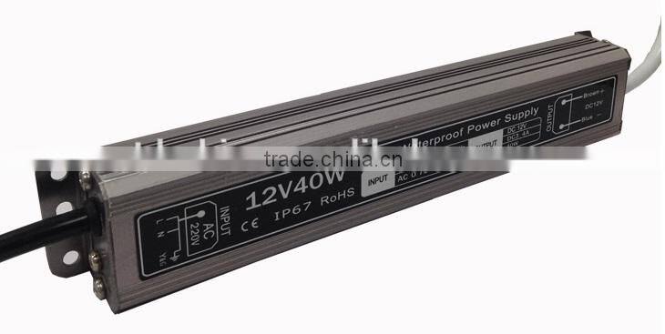 CE approved 12v switching power supply 30w led waterproof led power supply