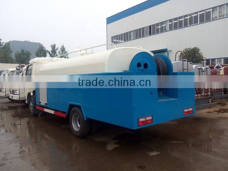 6000L high pressure washing truck, high pressure water truck