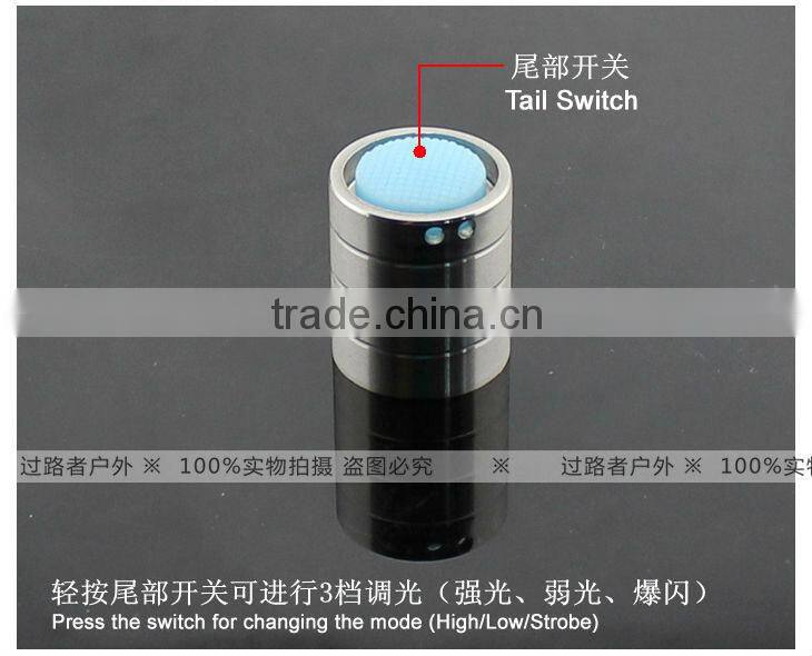 Goread C47 R2 stainless steel 3W high bright rechargeable 14500 LED Torch