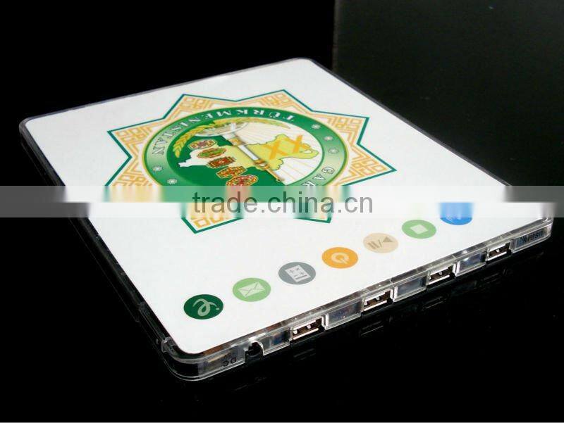 mouse pad with 3 ports usb hub