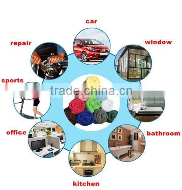 80% Polyester 20% Polyamide Microfiber Car Clean Washing Cloth