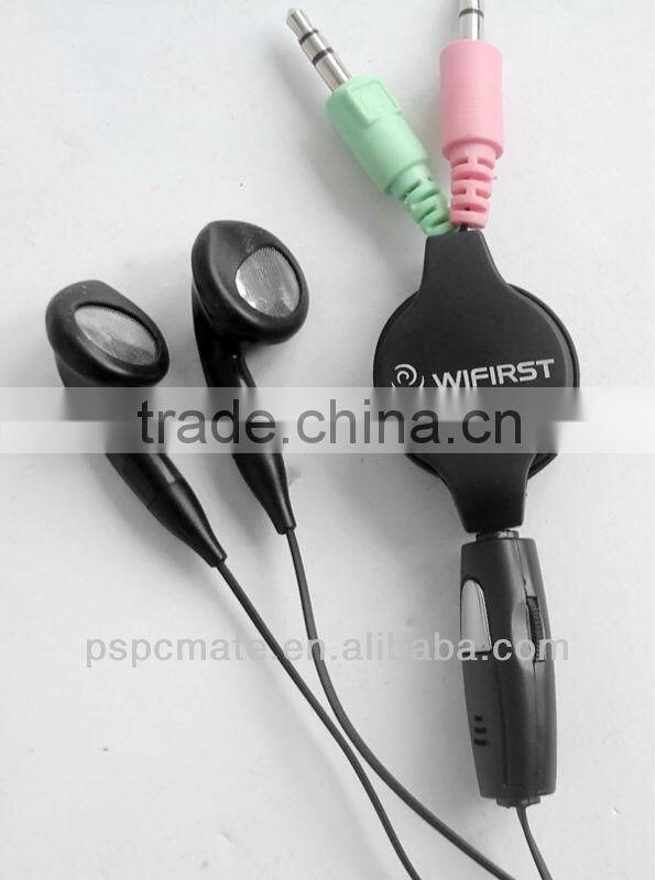 New Portable Flat Cable Earphone Funny Earphones