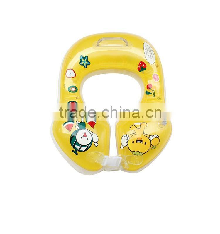 2016 inflatable baby float swim neck ring