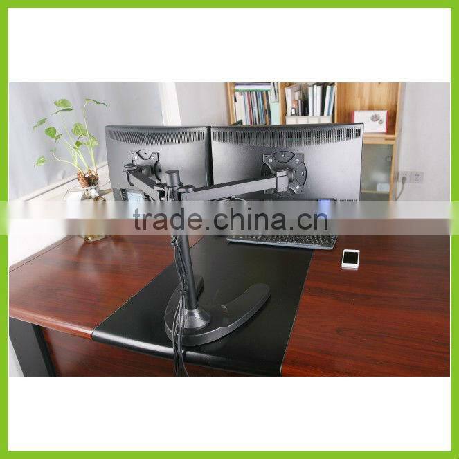 LCD351D-STAND DMP VESA 75x75 100x100 Double LCD Monitor Stand
