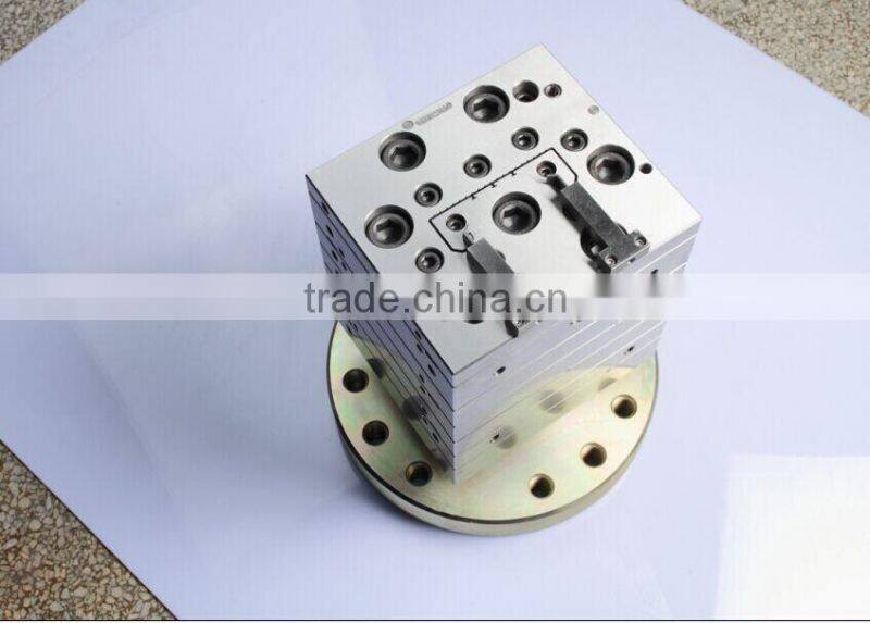 newly-designed plastic windows profile tooling in construction for decoration