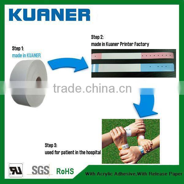 Medical PP Disposable Identification Band of PP synthetic paper
