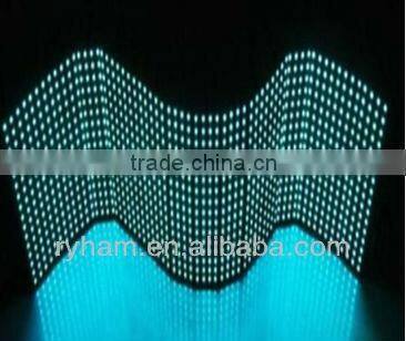 transparant flexible display screen p12.5 oled crtain screen 2014 china albaba hot selling