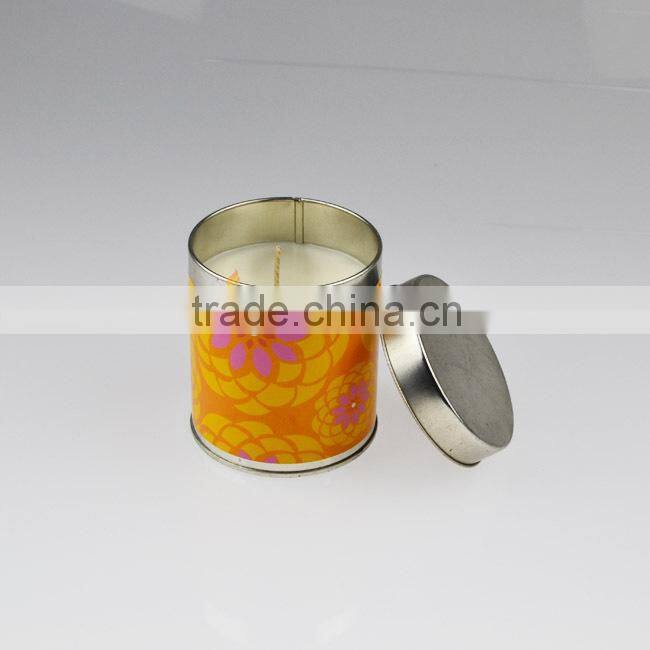 Home scent candle tin can