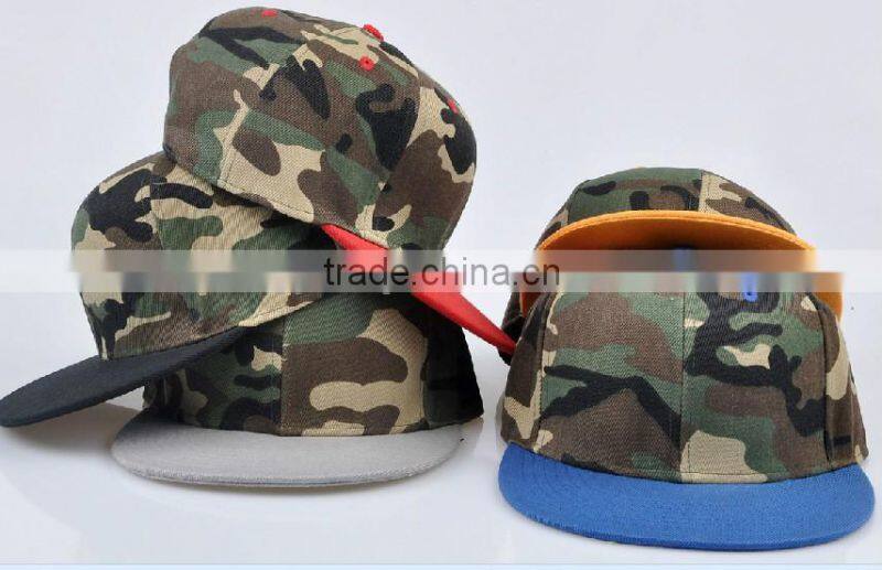 High Quality Camoflage Custom Baseball Cap/Top Quality Camo Sports Cap